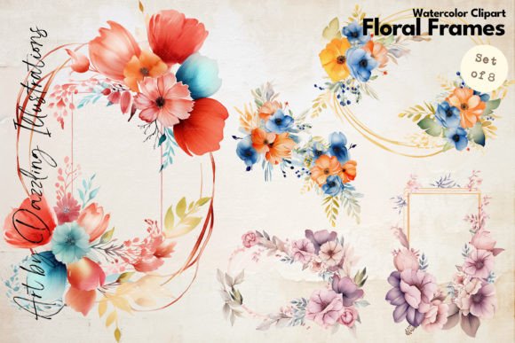 Download Floral Frame Bliss | Flower Frame Wreath - Frame Collection