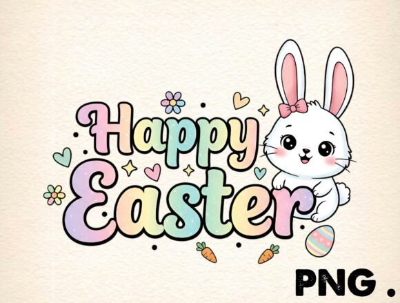 Download Happy Easter Bunny Png,Boho Easter PNG - Boho easter png Collection