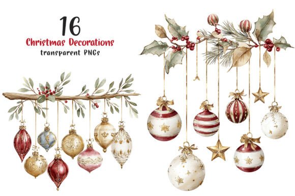 Download Christmas Decorations Clipart - Decorations Collection
