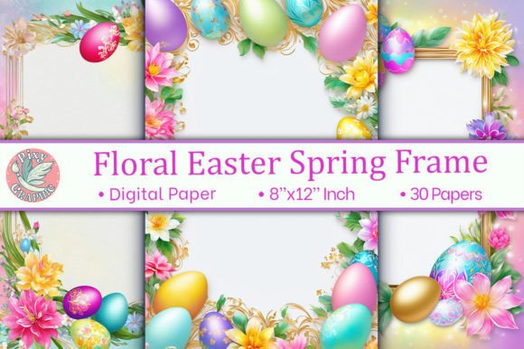 Download Floral Easter Spring Frame - Frame Collection